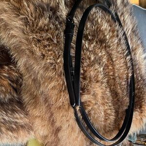 Donna Karan Black Leather Belt